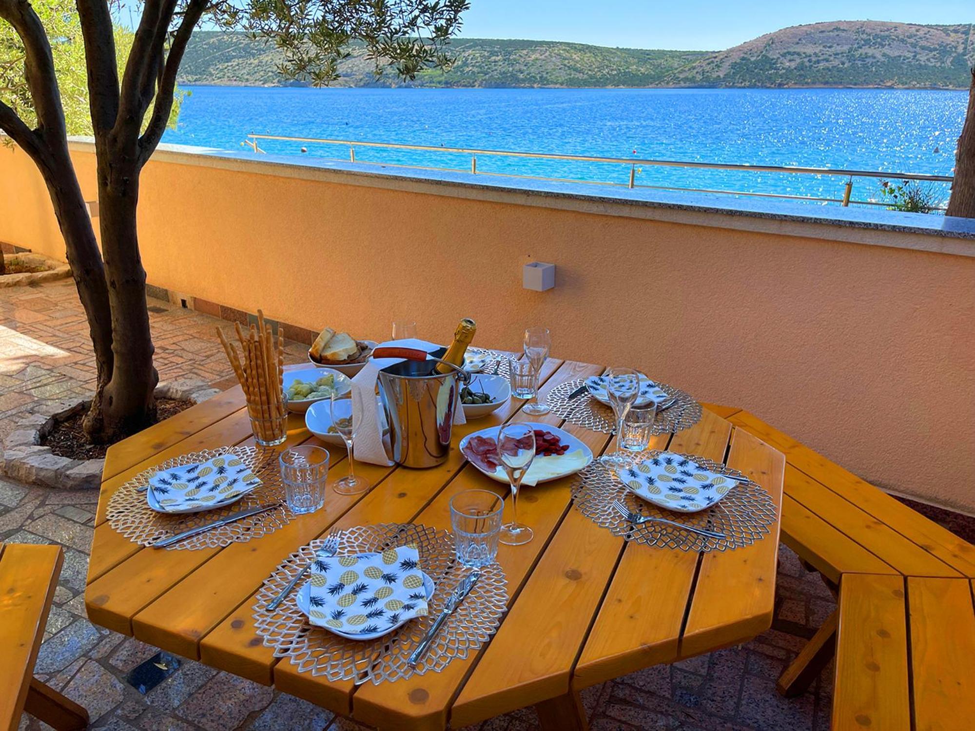 Villa Olivija-Direkt Am Strand! Stara Novalja Eksteriør bilde
